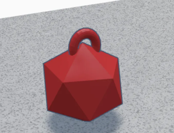 Tiêu đề Trang trí Low Poly Tóm tắt Một vật trang trí low poly ho