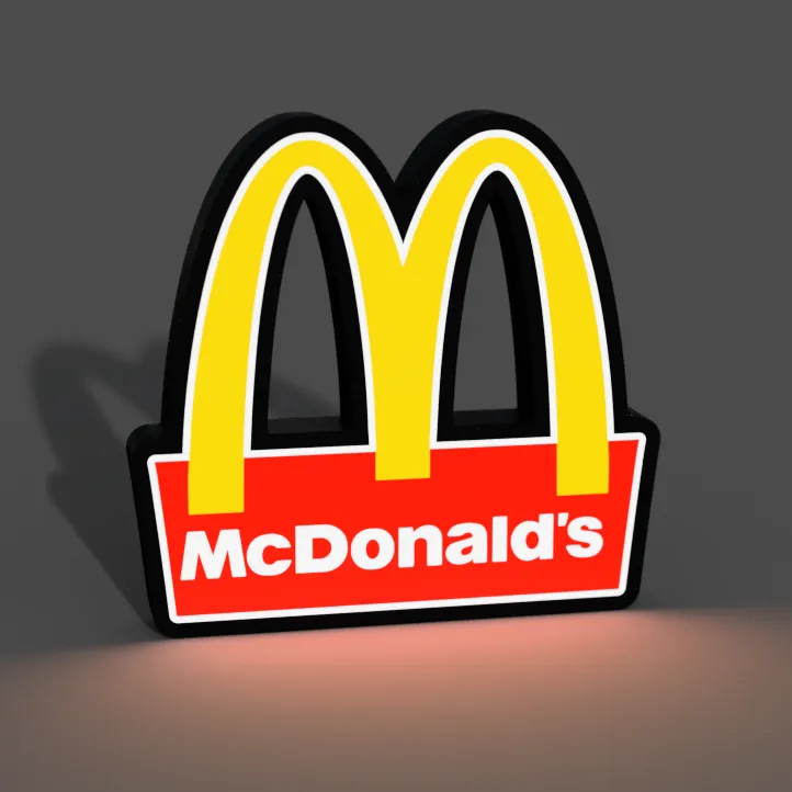 McDonald's Lightbox LED Lamp
