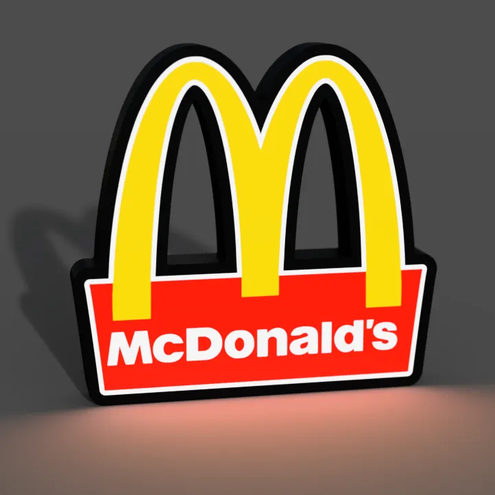 McDonald's Lightbox LED Lamp