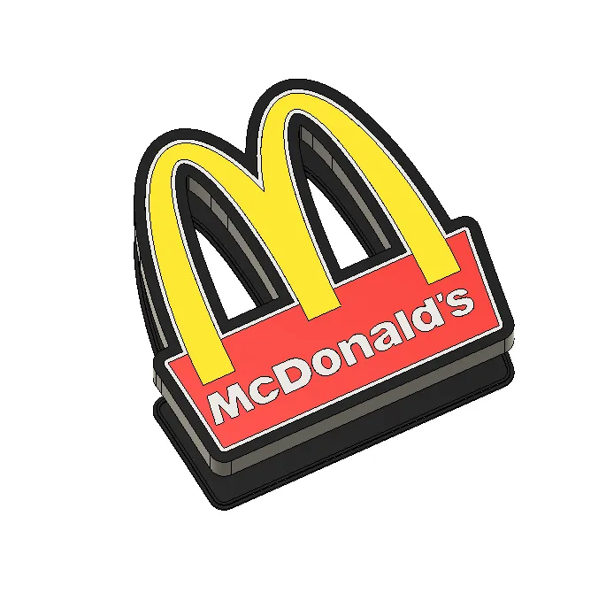 McDonald's Lightbox LED Lamp