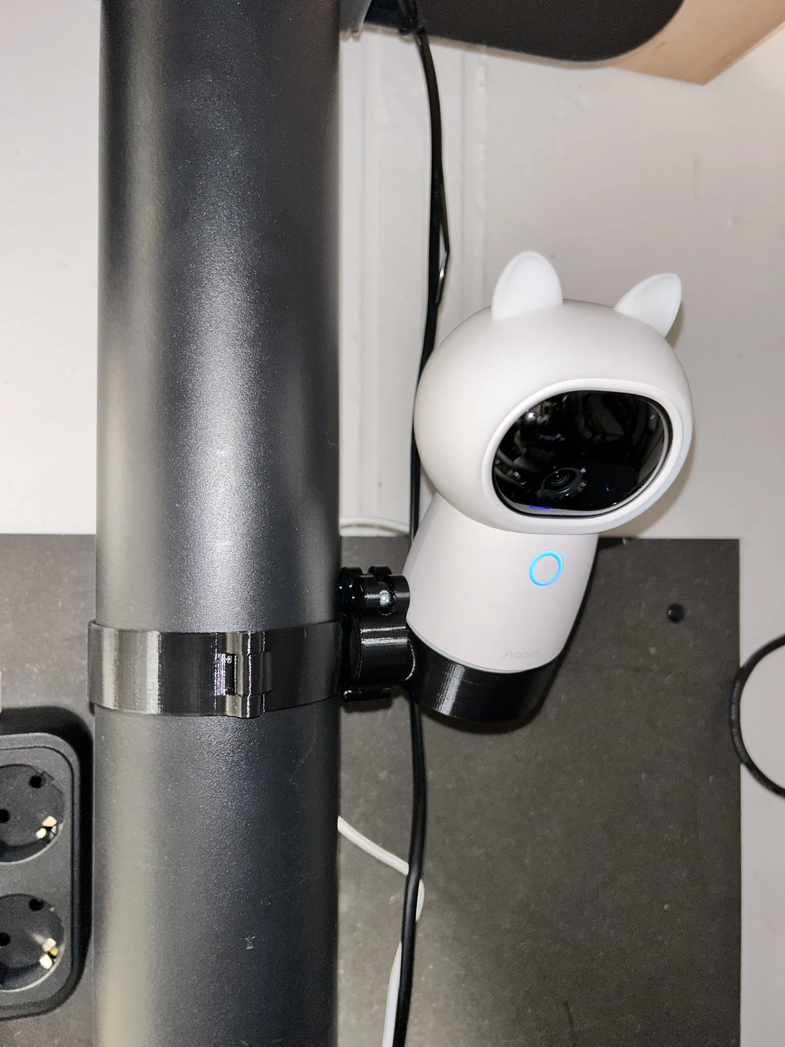 Aqara G3 Hub pipe D80 mount pipe clamp