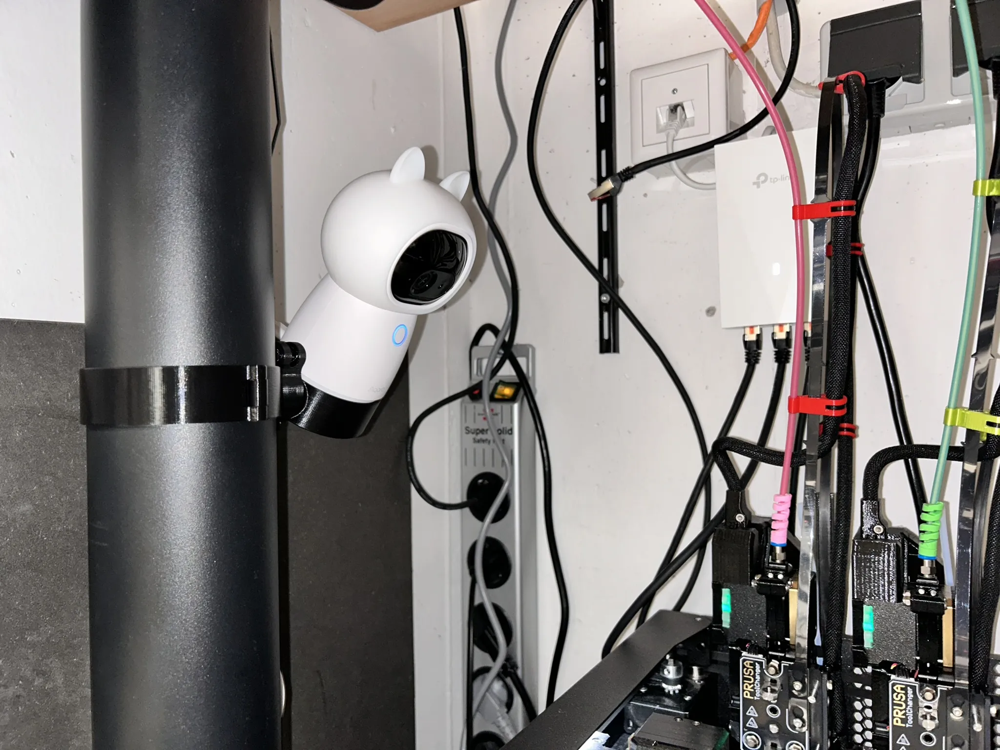 Aqara G3 Hub pipe D80 mount pipe clamp