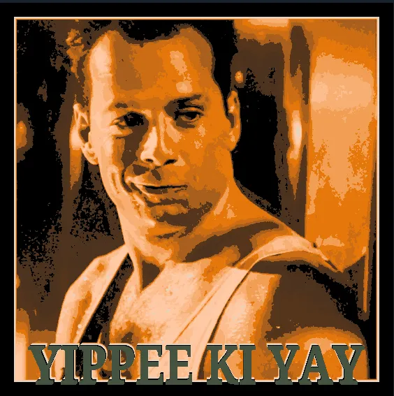 HueForge - Die Hard Bruce Willis