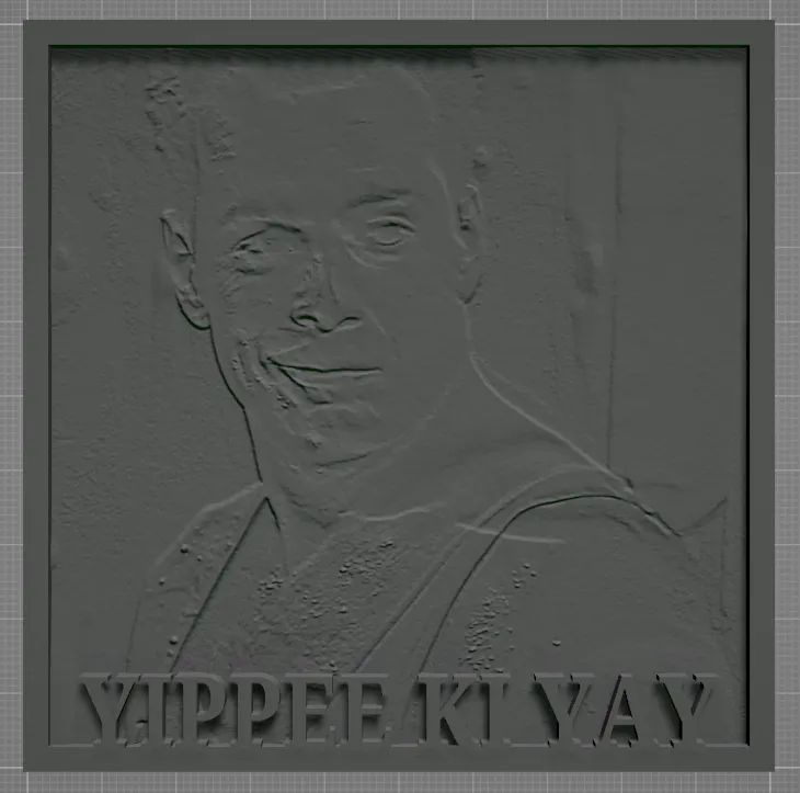 HueForge - Die Hard Bruce Willis