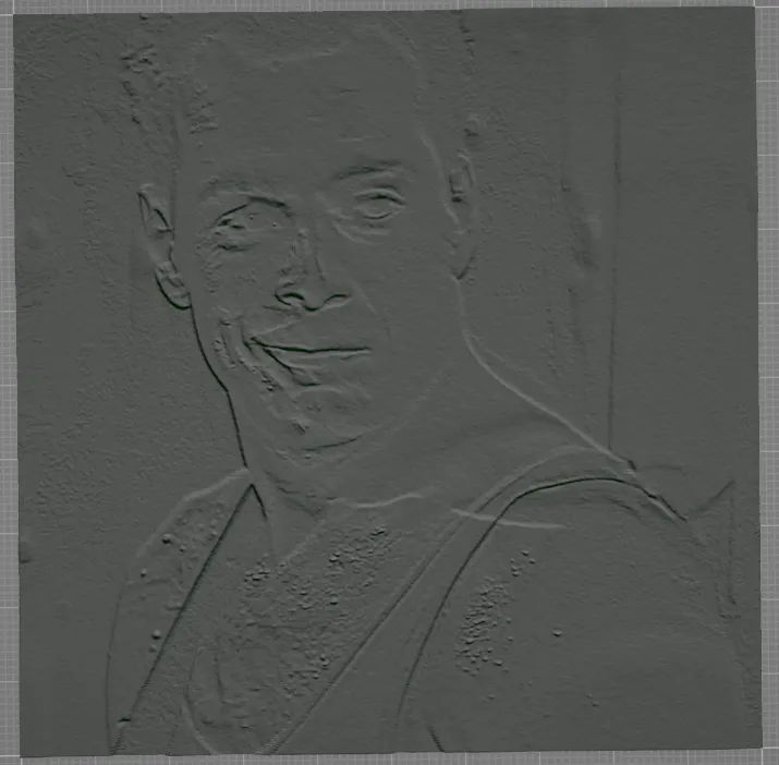 HueForge - Die Hard Bruce Willis