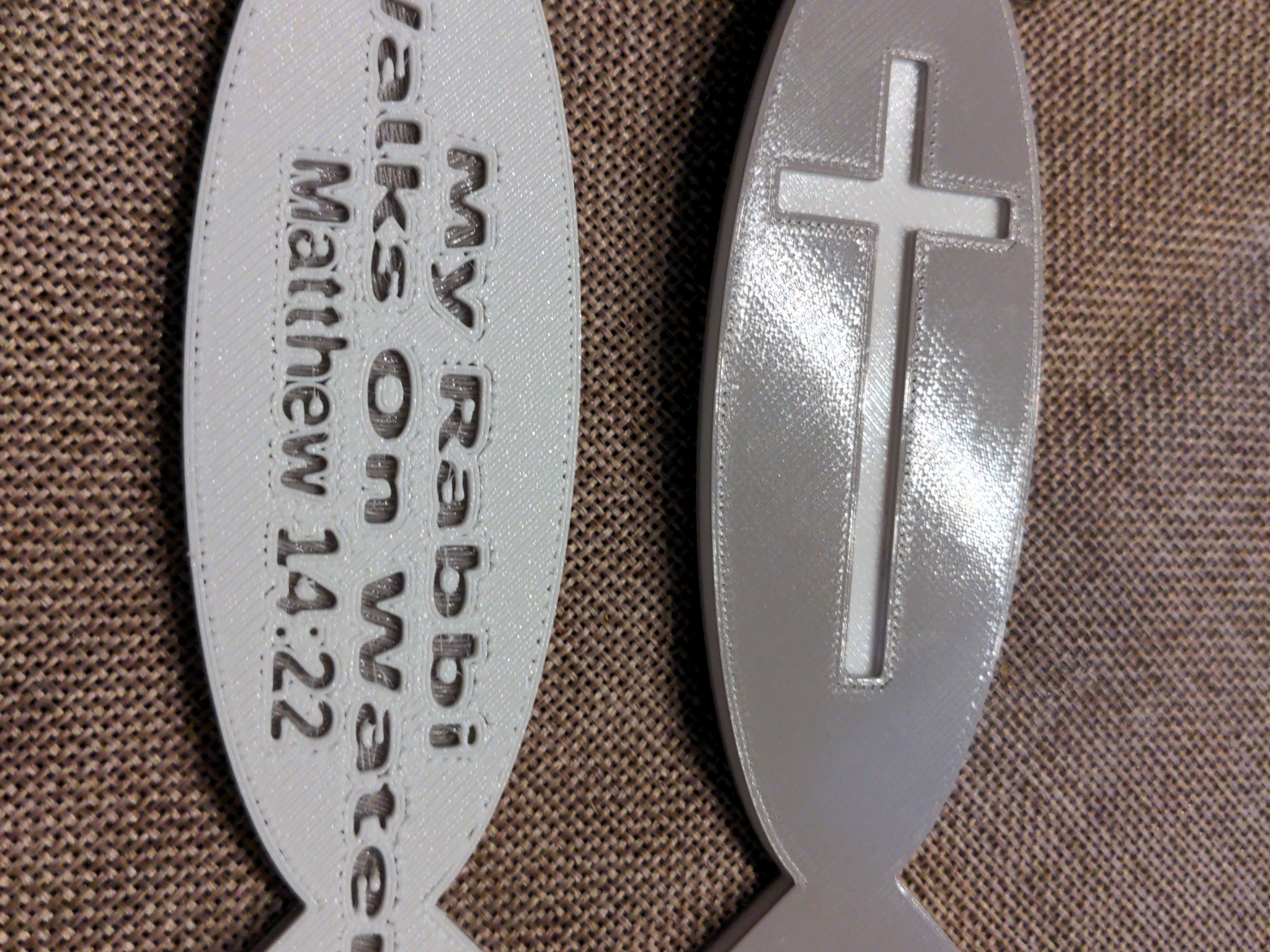 Móc Chìa Khóa / Mặt Dây Chuyền "Thầy Rabbi Đi Trên Mặt Nước" Của Tôi