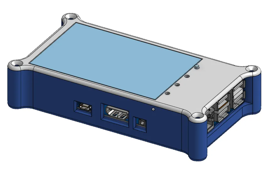 Vỏ ốp cho ODroid C1+ kèm Màn hình 3.5 inch