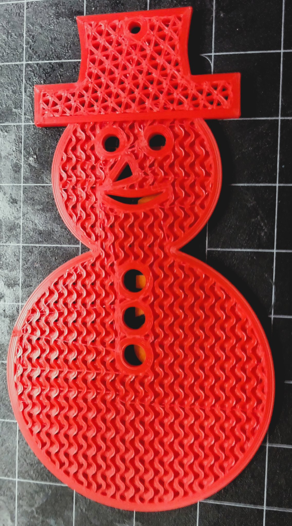 Móc Treo Giáng Sinh - Nón Người Tuyết Đổ Đầy