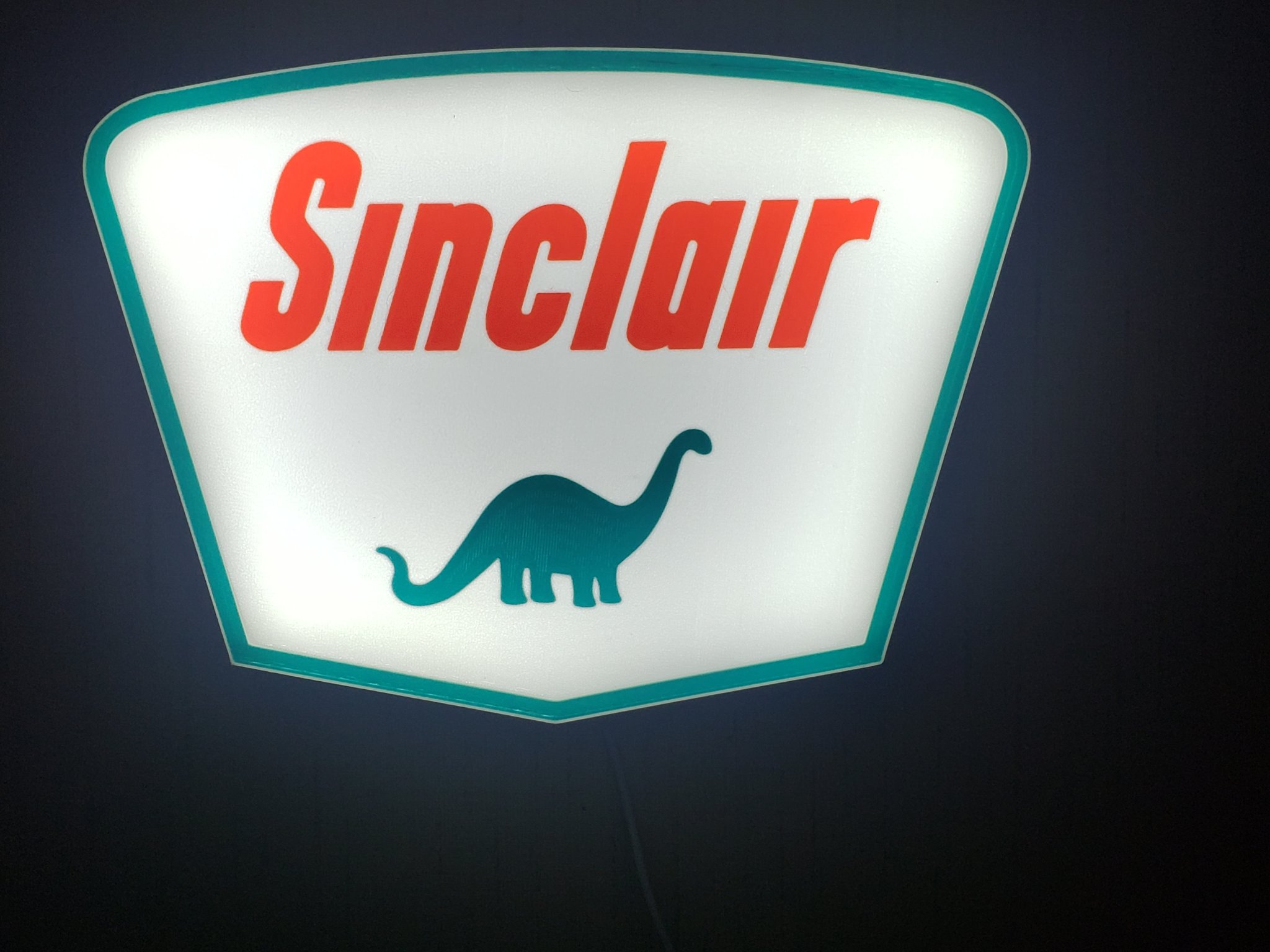 Sinclair Gas Sign Lightbox