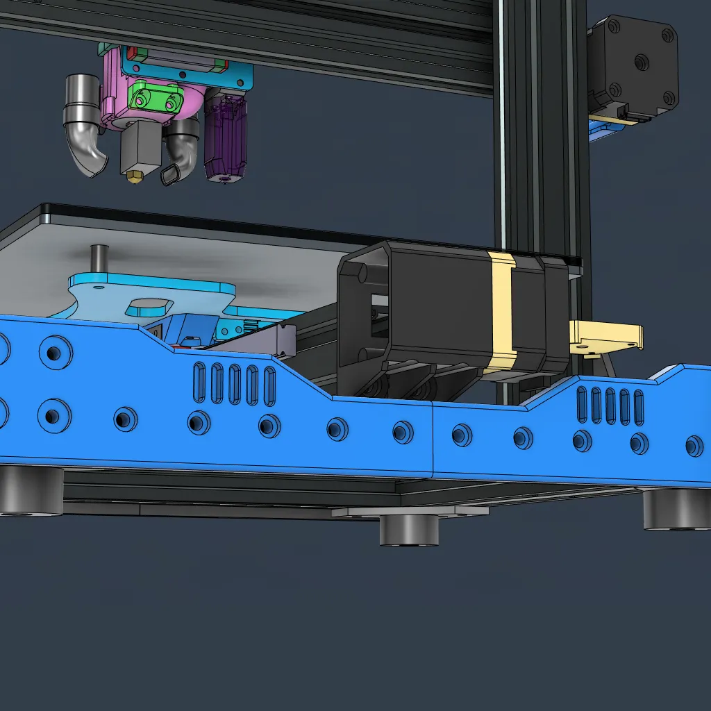Tiêu đề Ender3 Super Rigid Mod Tóm tắt Làm cho trục Y của Ender t