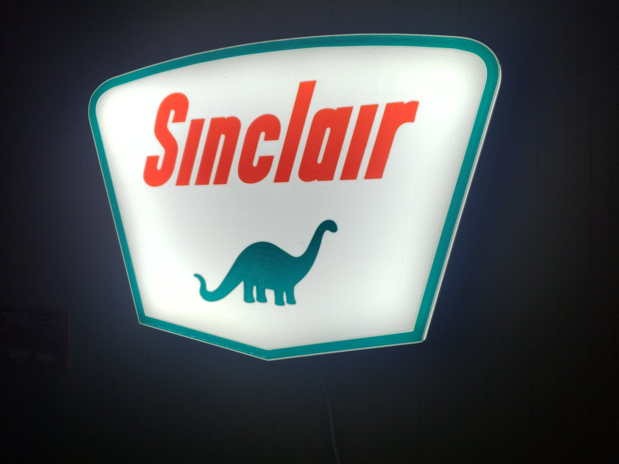 Sinclair Gas Sign Lightbox