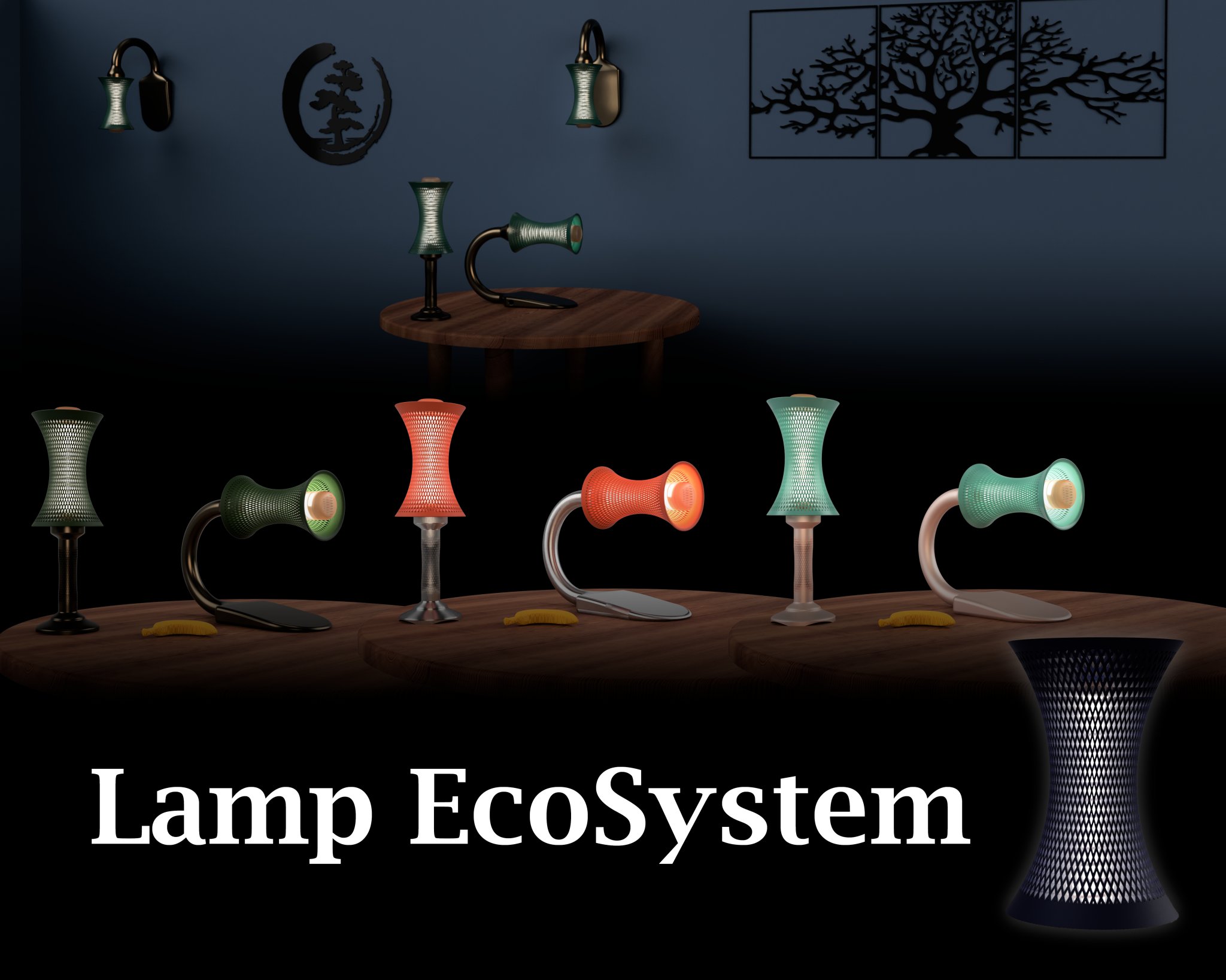 Tiêu đề Bộ đèn hiện đại Tóm tắt Đây là loại đèn có th