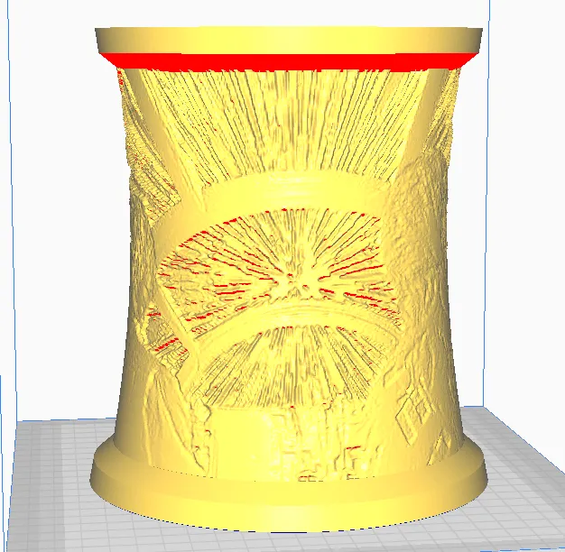 Tiêu đề Hiperespacio Tóm tắt Litofania del Halcón Milenario viajando a