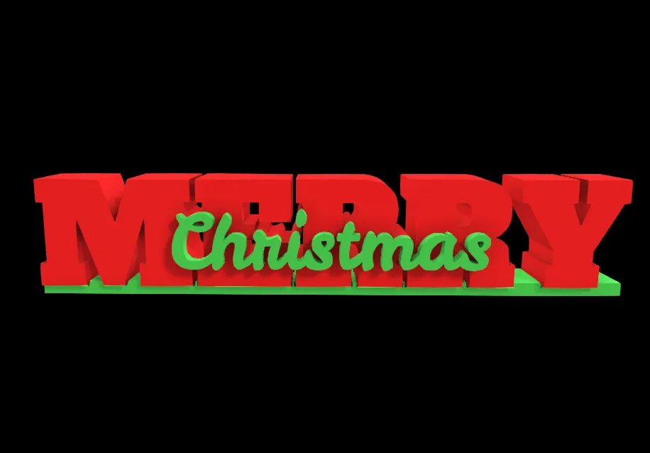 Biển Chúc Mừng Giáng Sinh Trang Trí Bàn/Kệ