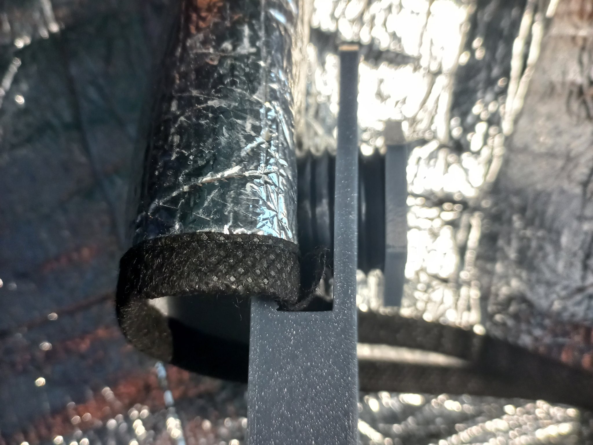 Car windshield snow cover fastener (parametric)