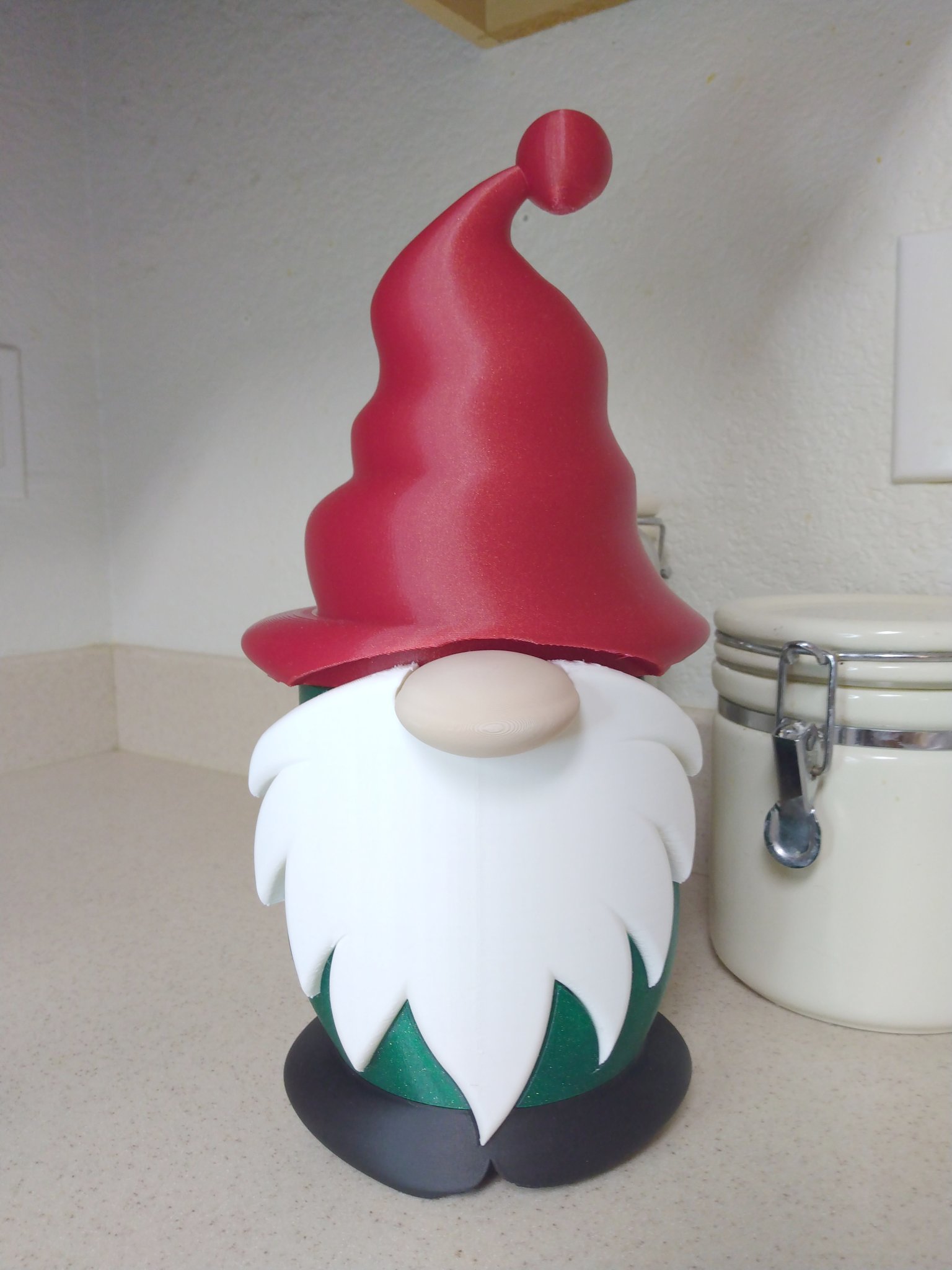 Chậu Đựng Kẹo Gnome Giáng Sinh