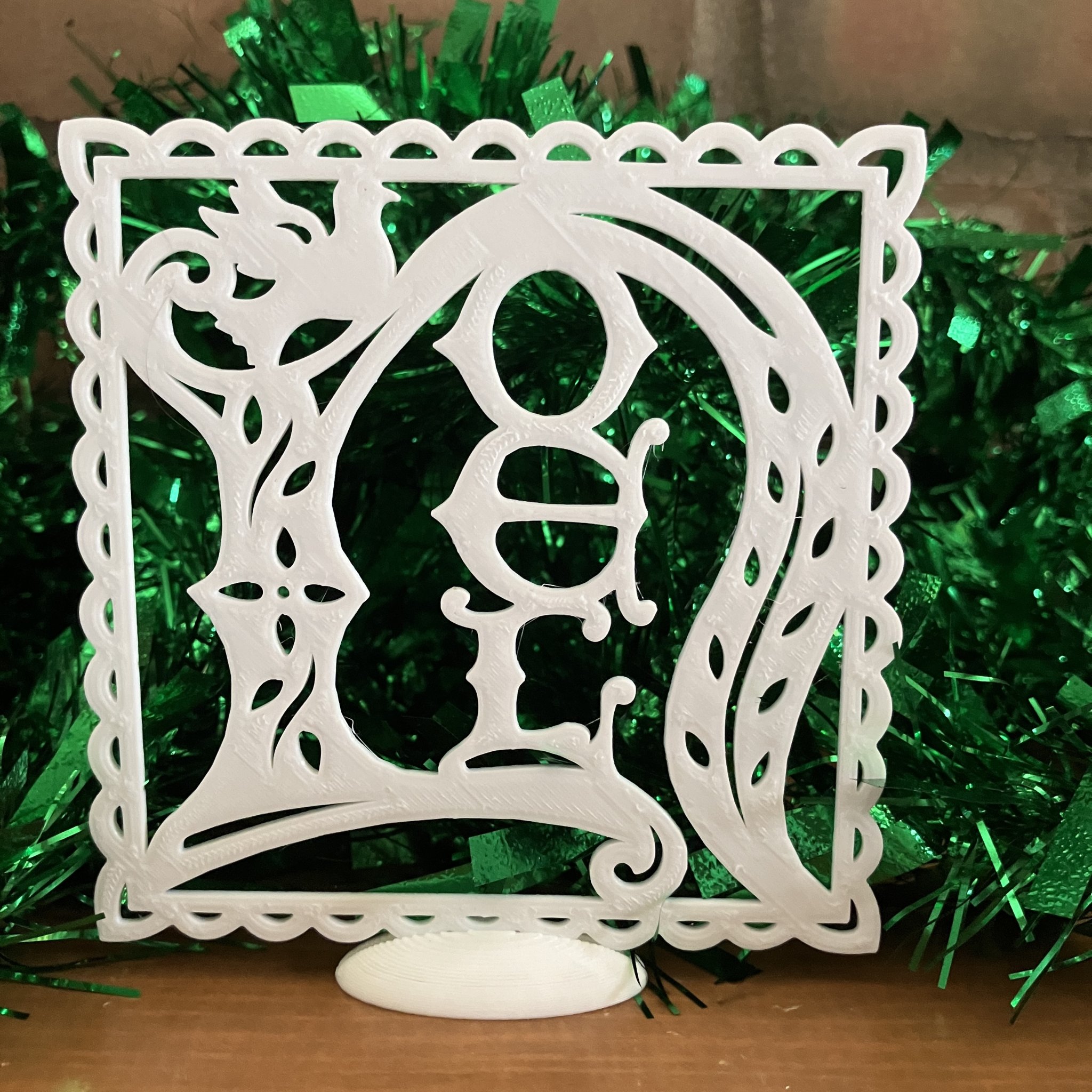 Tiêu đề Tấm và giá đỡ trang trí Noel Tóm tắt Tấm bảng tran