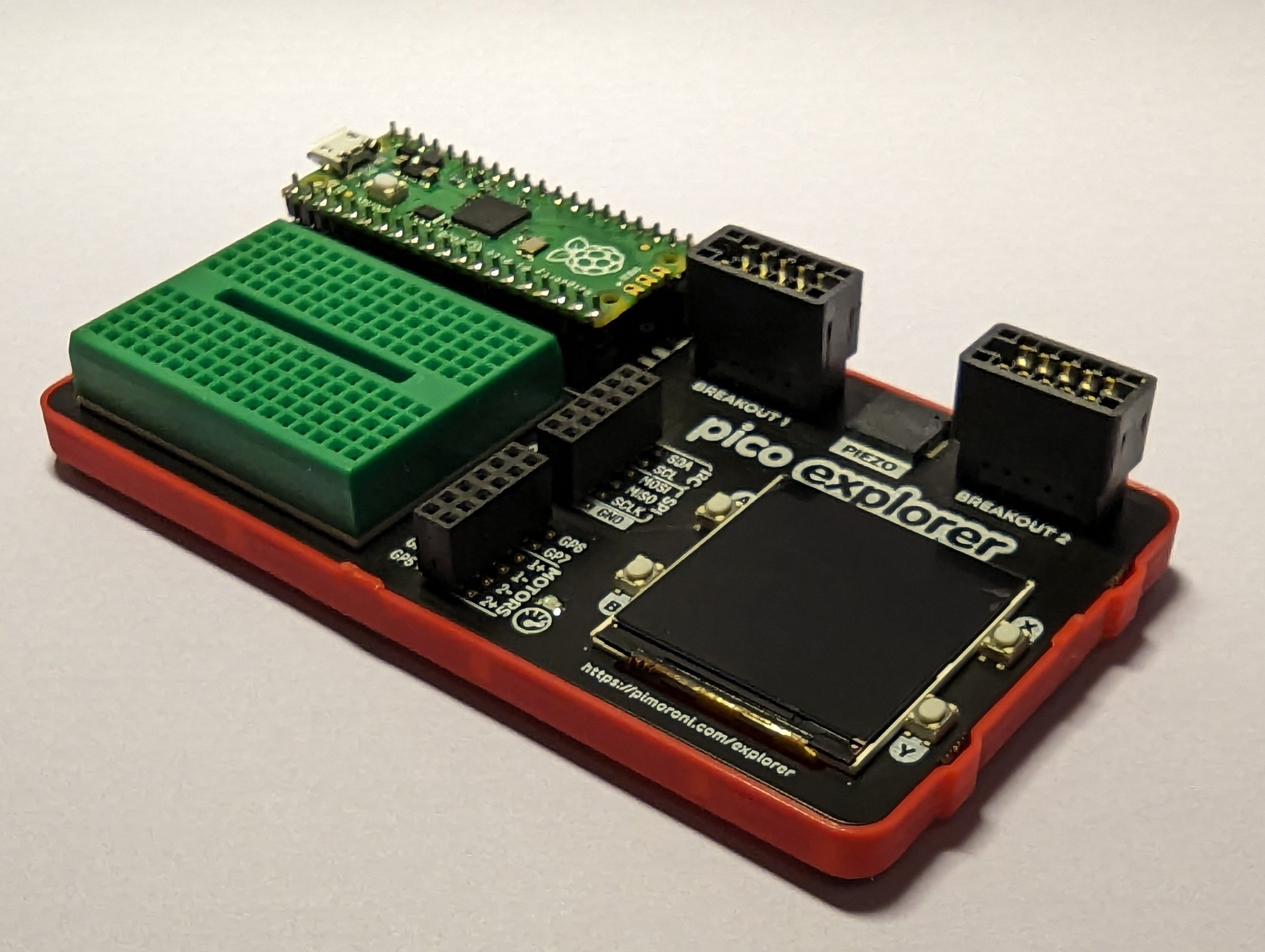 Tiêu đề Vỏ cho Pimoroni Pico Explorer Tóm tắt Vỏ dành cho bo mạ