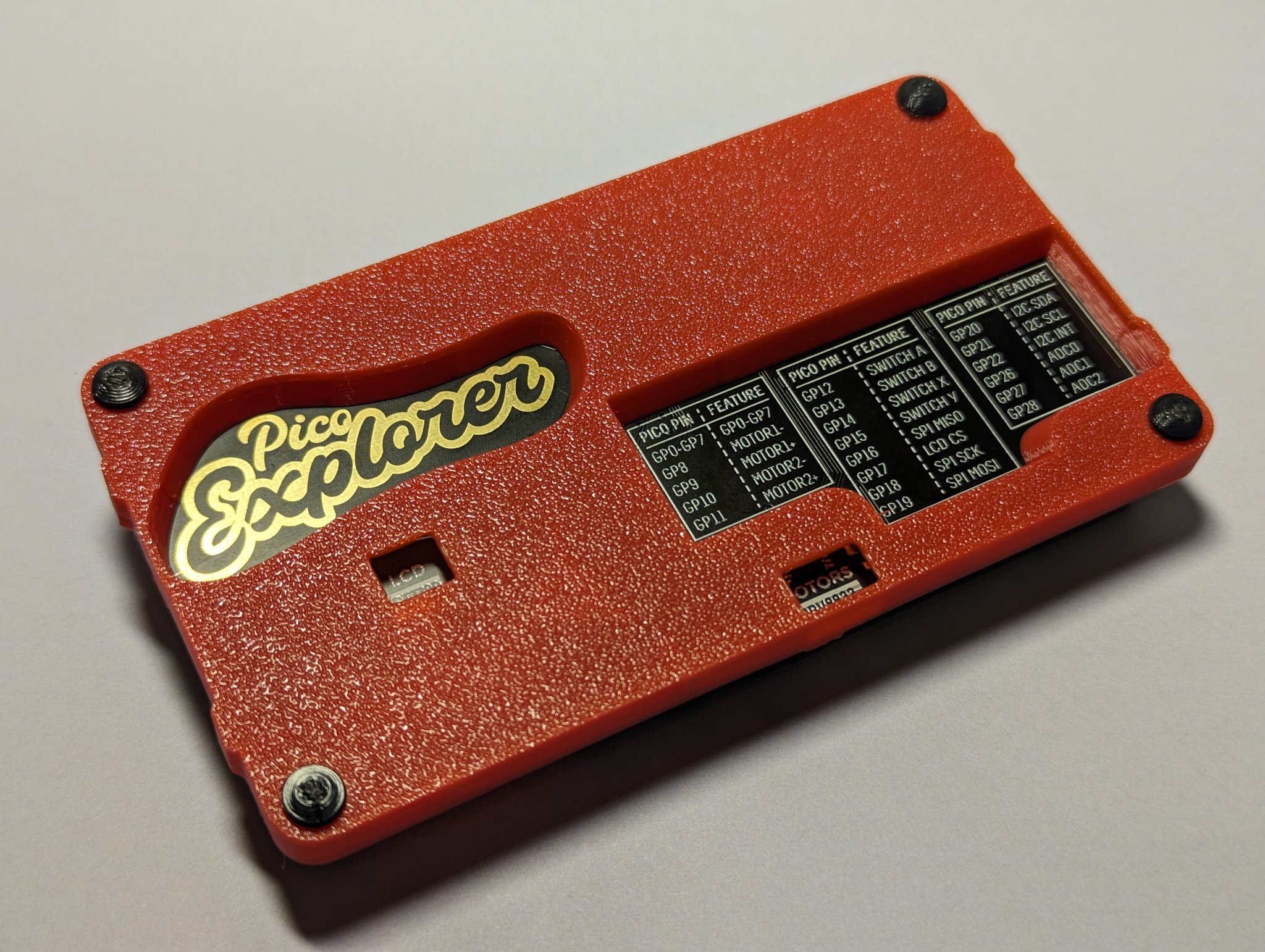 Tiêu đề Vỏ cho Pimoroni Pico Explorer Tóm tắt Vỏ dành cho bo mạ