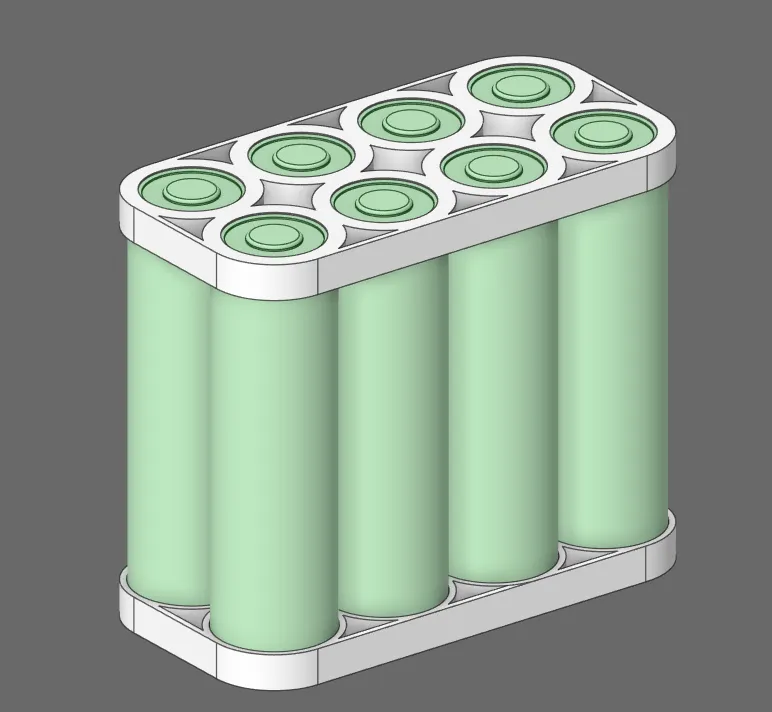 Tiêu đề Giá đỡ 18650 2x4 Tóm tắt Giá đỡ 18650 đơn giản 2x4