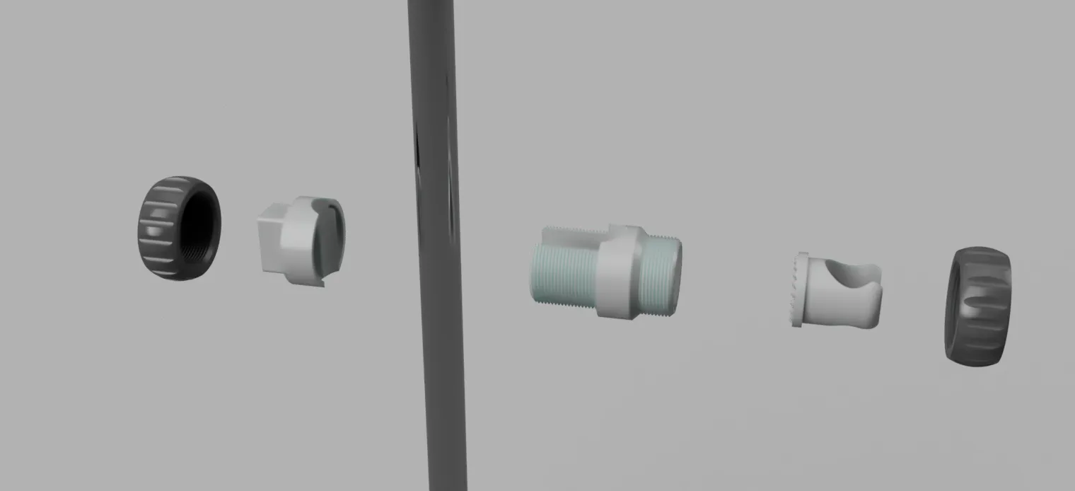 Tiêu đề Giá đỡ vòi hoa sen thay thế cho thanh 19 mm Tóm tắt Cá