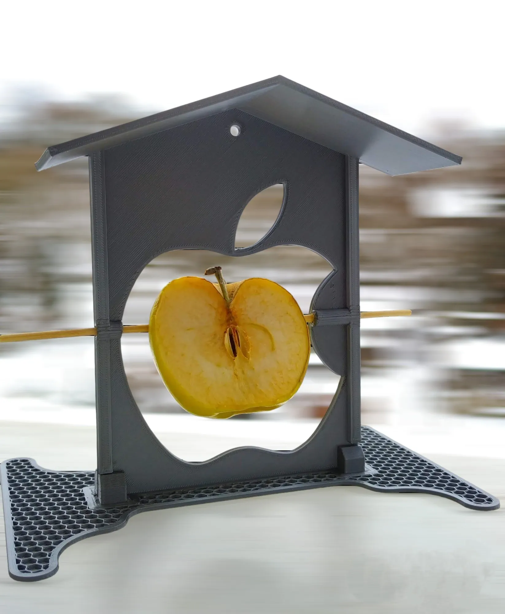 Tiêu đề máng ăn cho chim - táo Tóm tắt máng ăn cho chim mô hìn