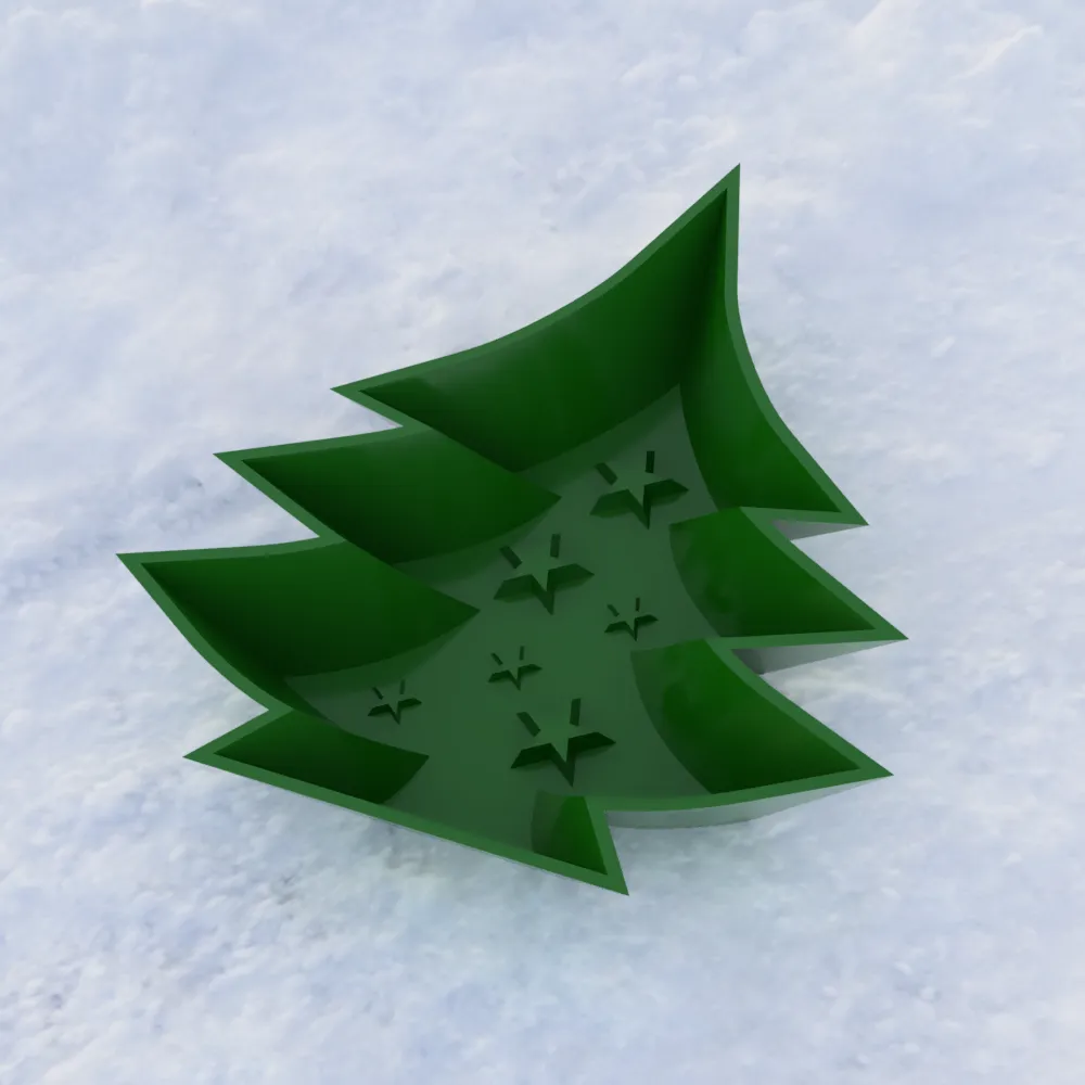 Tiêu đề Christmas Tree SandSnow Mold - Candy Bowl Tổng hợp Cátsn c