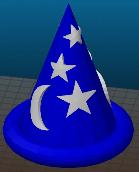 Tiêu đề Mũ phù thủy Mickey - hai màu Tóm tắt Tách ký hiệu cho