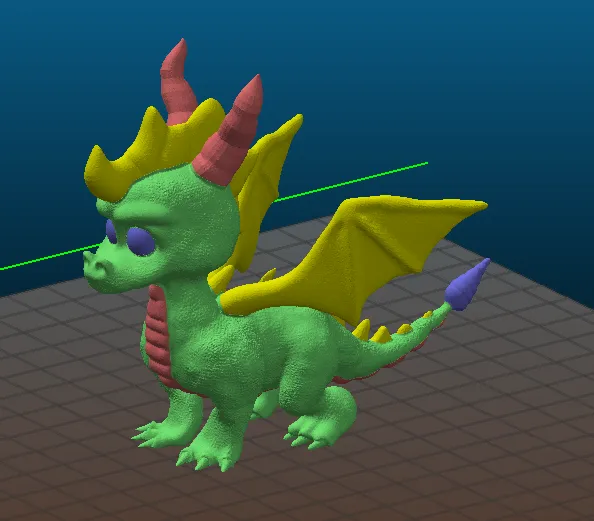 Tiêu đề Spyro Action Hình Dual Multi Tóm tắt Meshmixer cho đùn ké