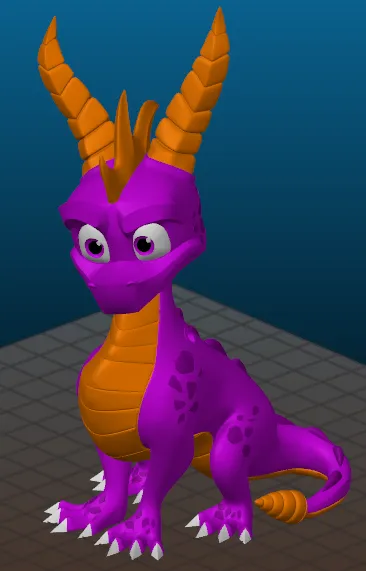 Tượng Spyro - Reignited Trilogy - đa sắc