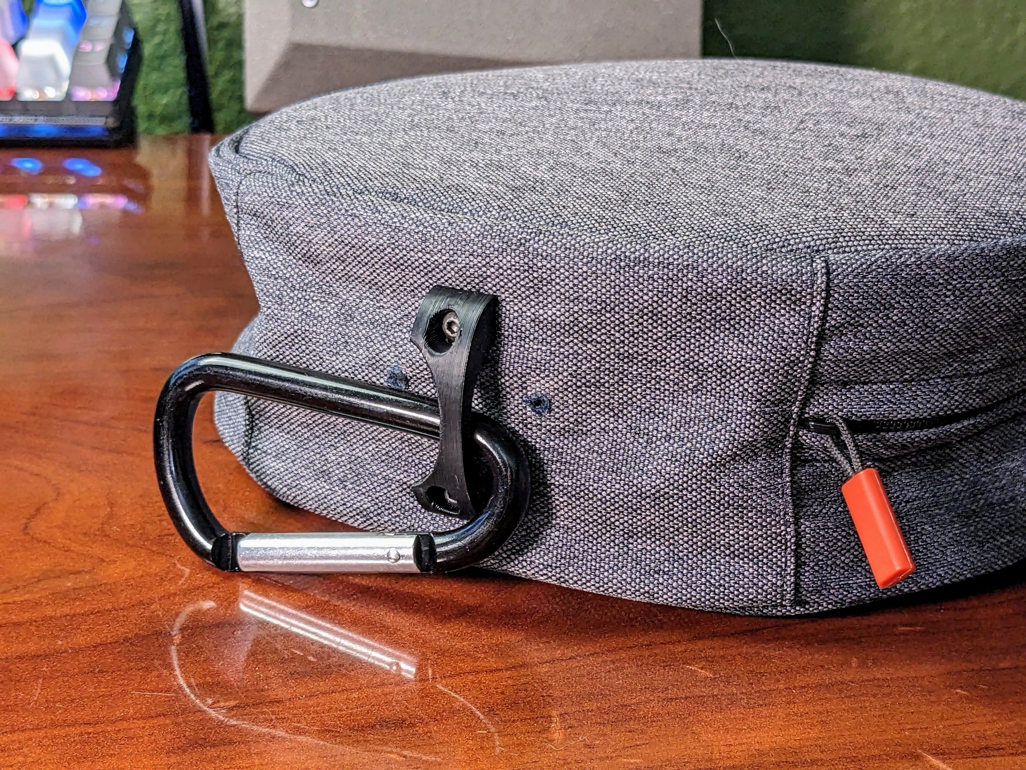 Tiêu đề Carabiner không cần may Dây đeo Velcro Hack ba lô tấm m