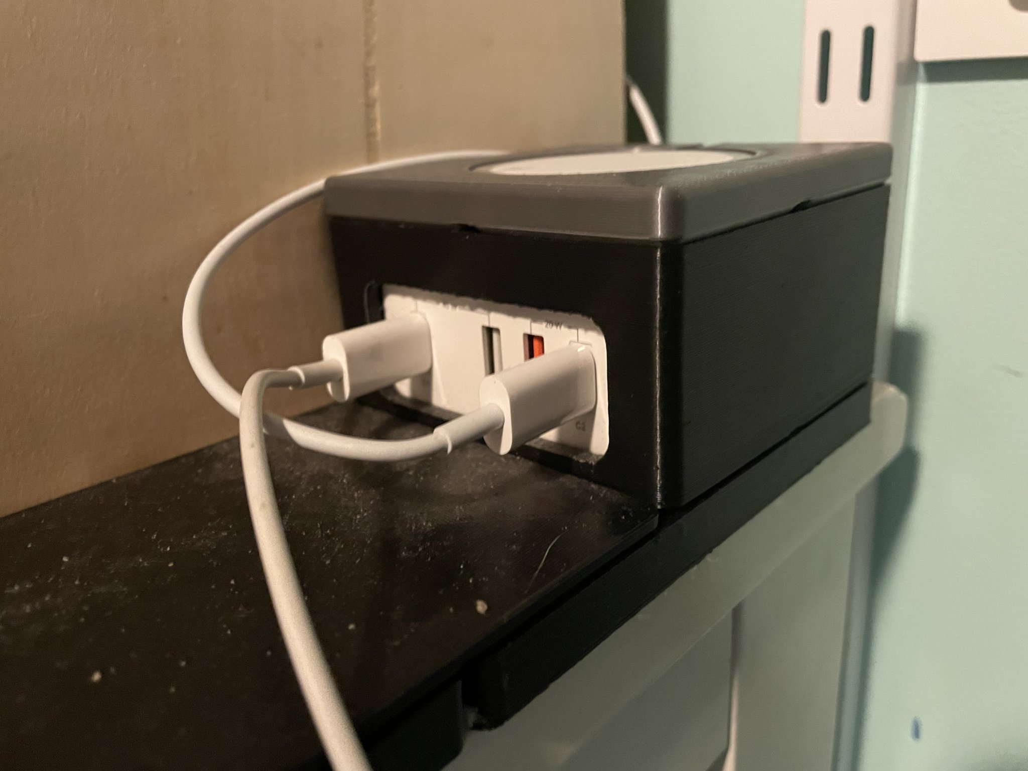 Tiêu đề Đế sạc Gridfinity 2x2x6 Tóm tắt Thùng lưới có thể