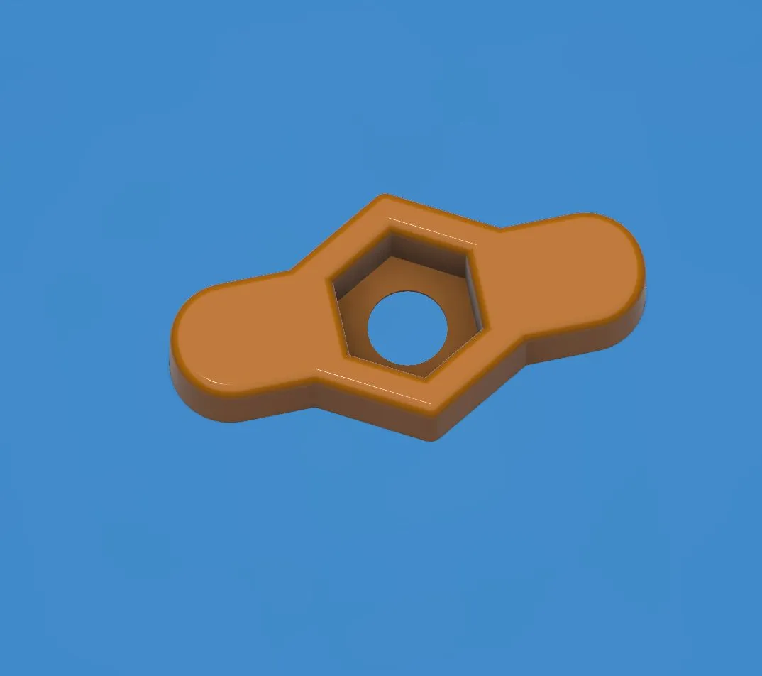 Tiêu đề Bướm hoặc Cánh Nut M6 Tóm tắt Viền đai ốc cánh bư