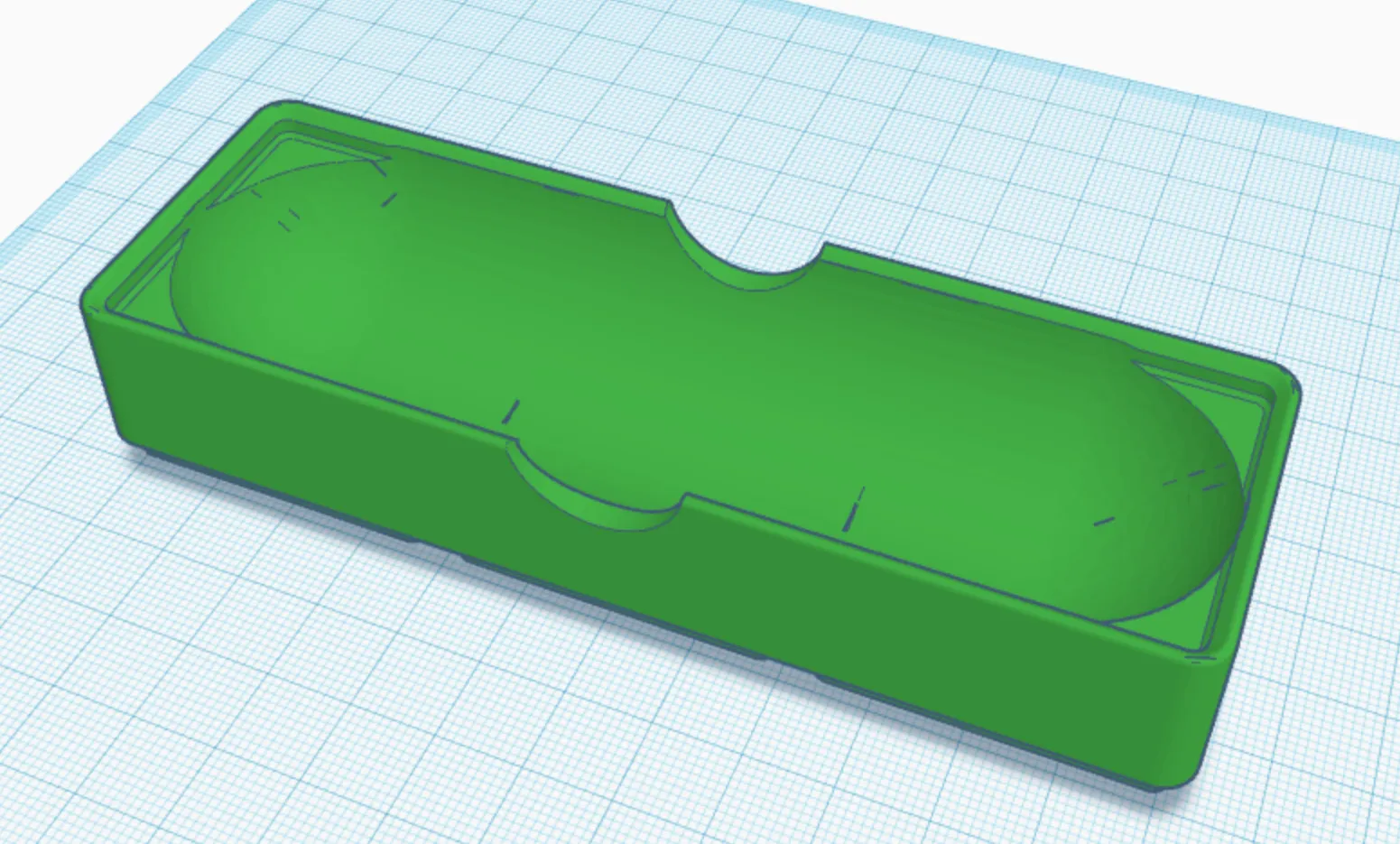 Hộp đựng remote Google Chromecast phẳng GF - Gridfinity