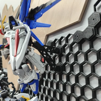 Giá đỡ trưng bày Gunpla cho Tường Lưu trữ Tổ ong