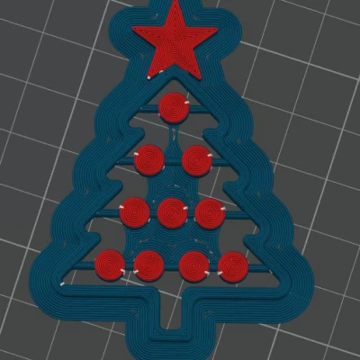 Mặt Dây Chuyền Giáng Sinh Cây Trượt Trang Trí