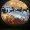 Đèn Giáng Sinh Lithophane Mặt Trăng và Xe Trượt Tuyết - Thumbnail 1