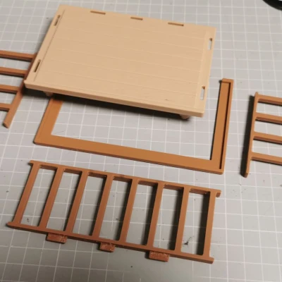 Lan Can Schleich Cho Sơ Mi Rơ Mooc, Nhà Cắm Trại