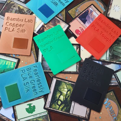 Mẫu Thử Sợi Nhựa Kích Thước Thẻ Bài Giao Dịch