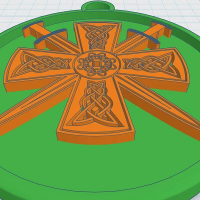 Thánh Giá Celtic Tròn 24