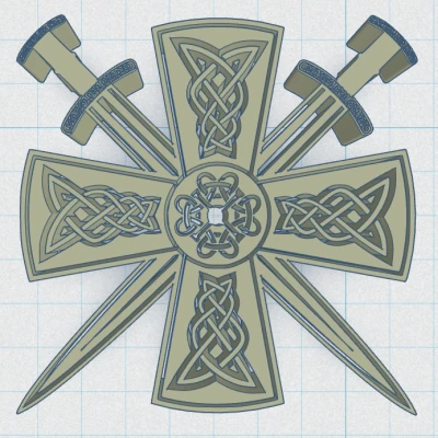 Thánh Giá Celtic Tròn 24