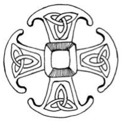 Chữ Thập Celtic Tròn 22