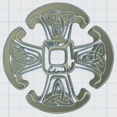 Chữ Thập Celtic Tròn 22
