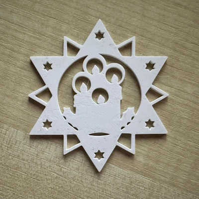 Mô Hình Trang Trí Bông Tuyết Mùa Giáng Sinh