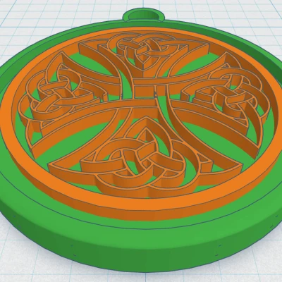 Thánh Giá Celtic Tròn 16
