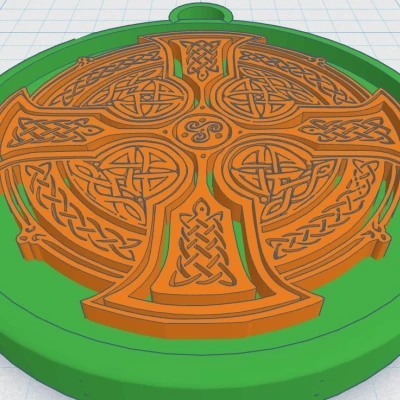 Thánh Giá Celtic Tròn 15