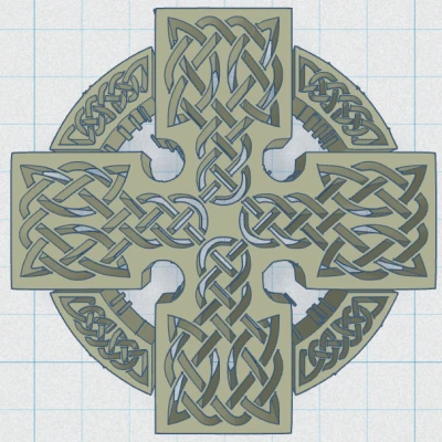 Thánh Giá Celtic Tròn 10