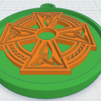 Thánh Giá Celtic Tròn 12