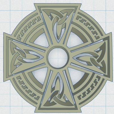 Thánh Giá Celtic Tròn 12