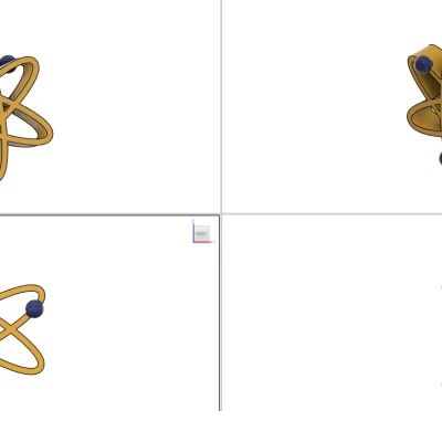 Logo Nguyên Tử Big Bang Theory - Trang Trí